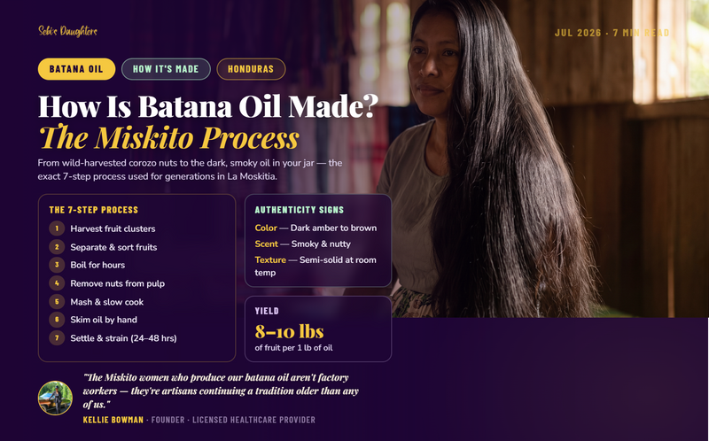 How Is Batana Oil Made? The Miskito Process