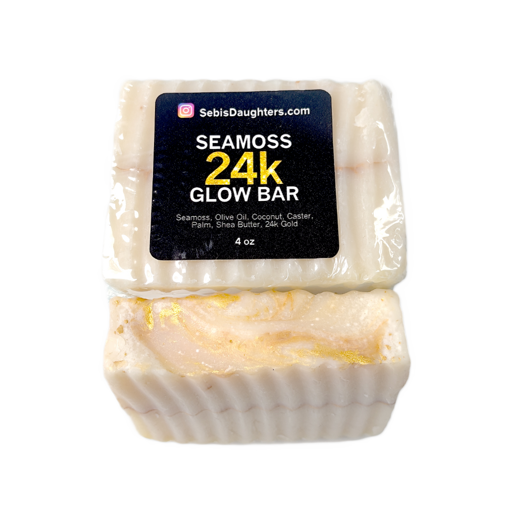Seamoss 24K Glow Bar – Handcrafted Skin Brightening Soap