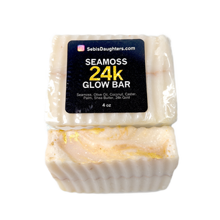 Seamoss 24K Glow Bar – Handcrafted Skin Brightening Soap