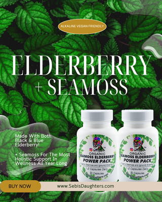 Organic Seamoss Elderberry Capsules