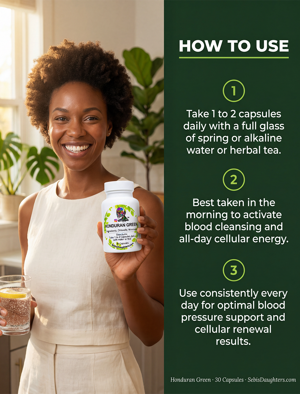 Honduran Green Chlorophyll Capsules | Blood, Energy & Cellular Renewal