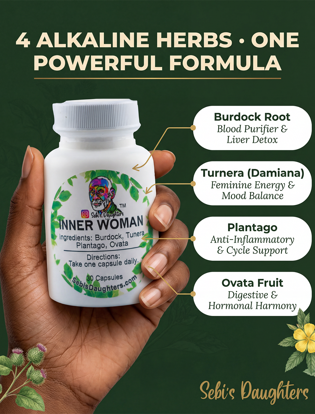 Inner Woman Capsules – Natural Women's Hormone Balance Supplement