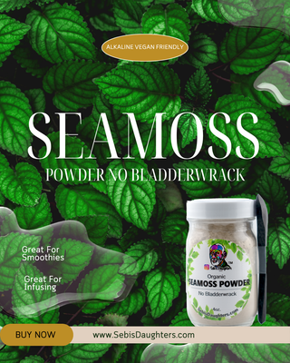 Image of Sebi's Daughters Seamoss Powder for infusing.