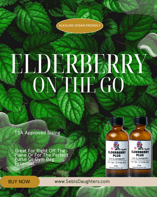 Summer 2025 Elderberry On The Go 2oz Bottles