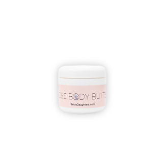 Image of the Organic Rose Body Butter Jar By Sebi's Daughters.